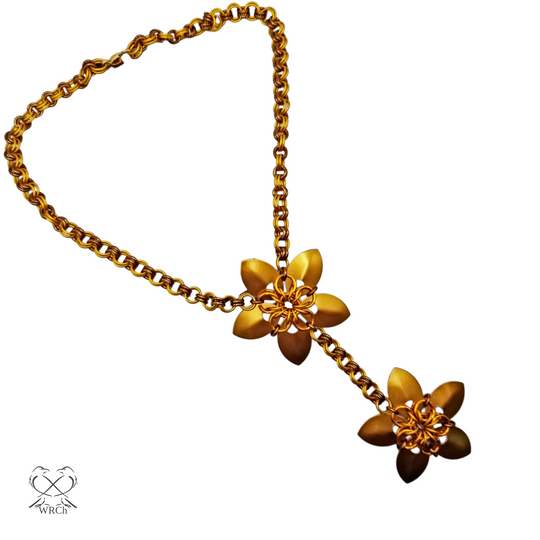 2 Flower Necklace