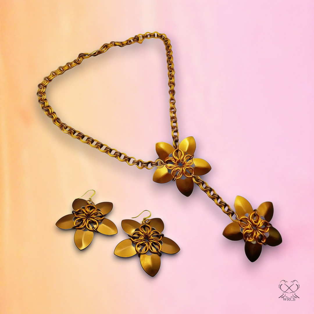 2 Flower Necklace